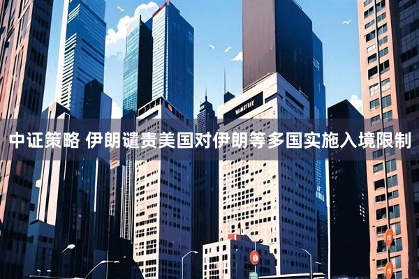 中证策略 伊朗谴责美国对伊朗等多国实施入境限制